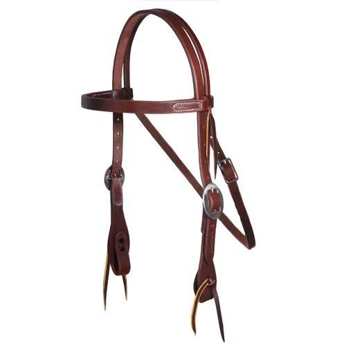 PROFESSIONAL'S CHOICE 3/4" BROWBAND HEADSTALL - SILVER BUCKLE