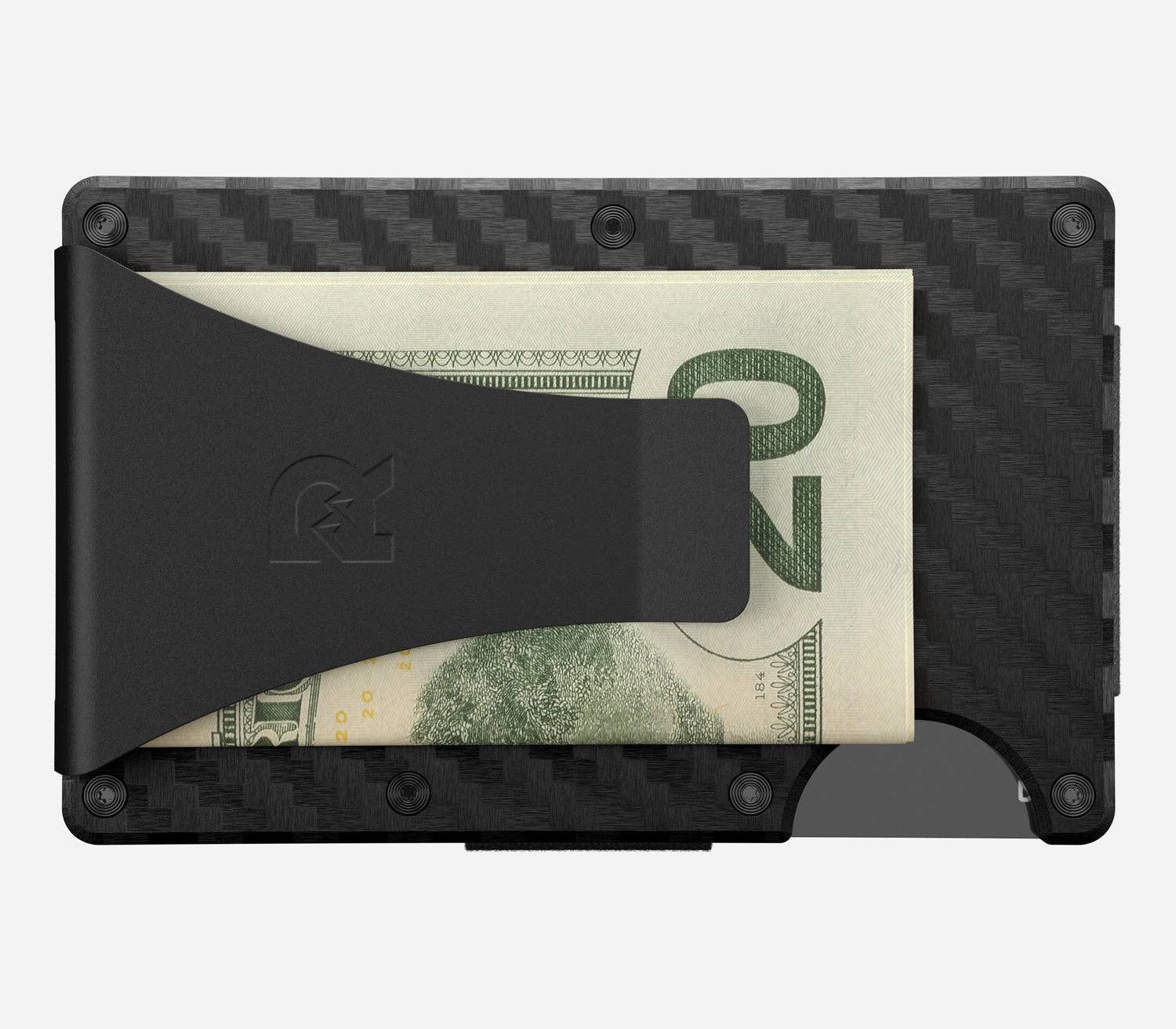 RIDGE WALLET CARBON FIBER 3K MONEY CLIP, STYLE: Money Clip