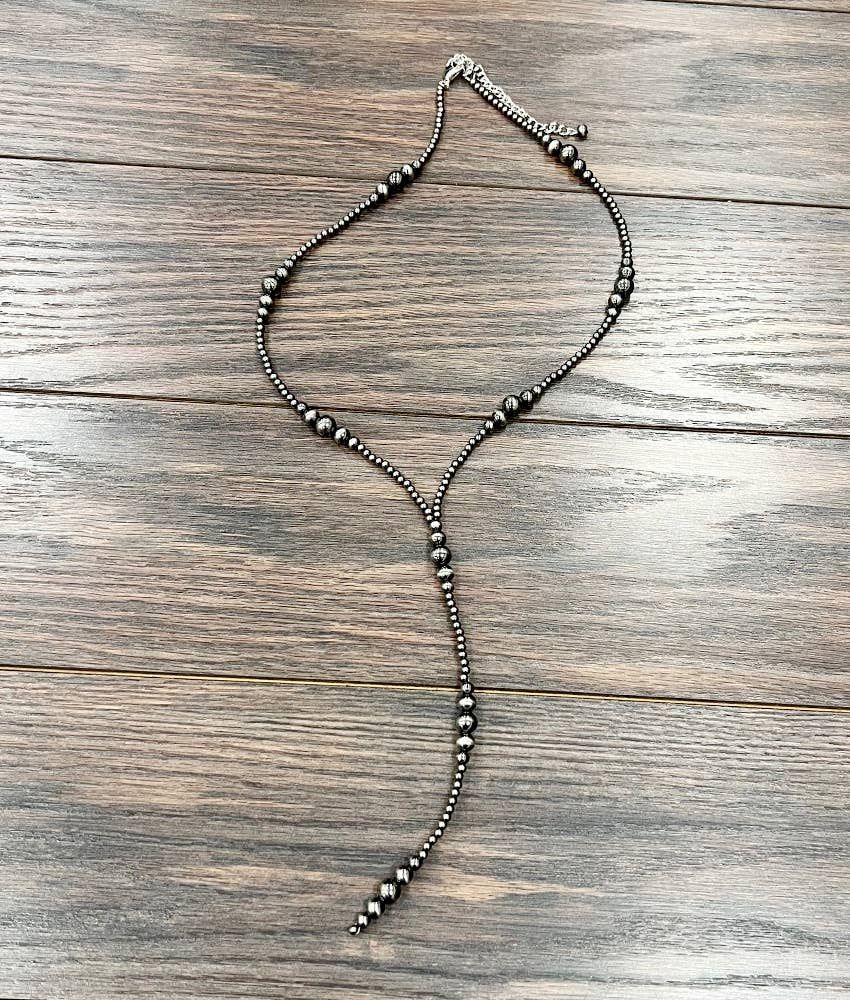 ISAC TRADING INC. WOMEN'S 31" HANDMADE POLISH NAVAJO TASSEL Y-NECKLACE