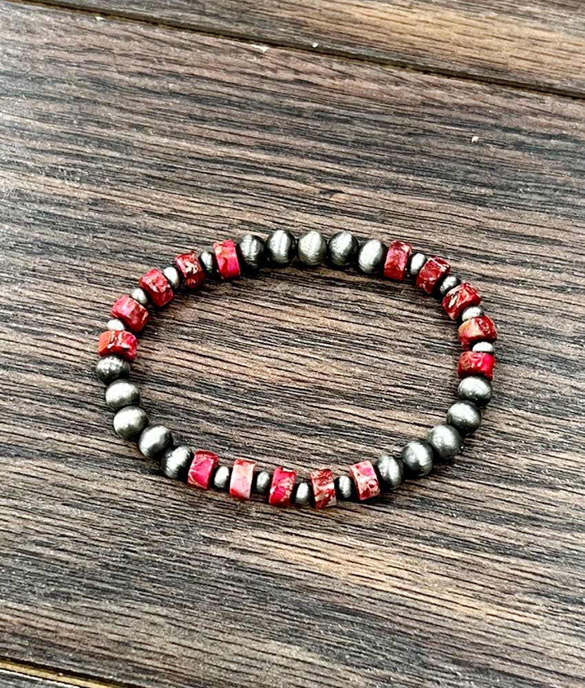 ISAC TRADING INC. WOMEN'S WESTERN GEMSTONE STRETCH BRACELET