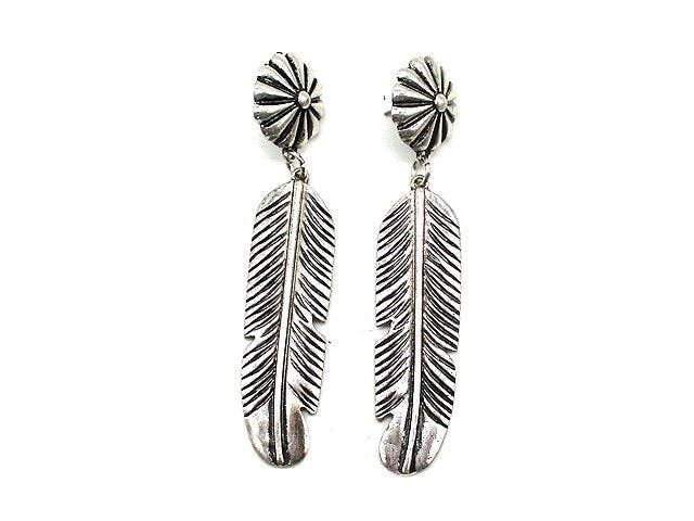 SNOWING WEST WESTERN FLOWER CONCHO 3 PAIR POST EARRING SET