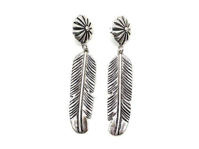 SNOWING WEST WESTERN FLOWER CONCHO 3 PAIR POST EARRING SET