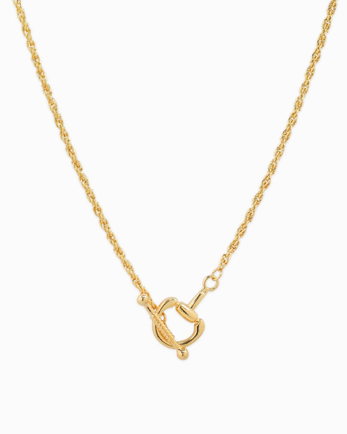 SESSORI HORSEBIT TOGGLE ROPE CHAIN NECKLACE