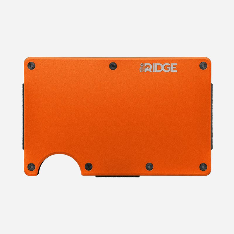 RIDGE WALLET  BASECAMP ORANGE MONEY CLIP