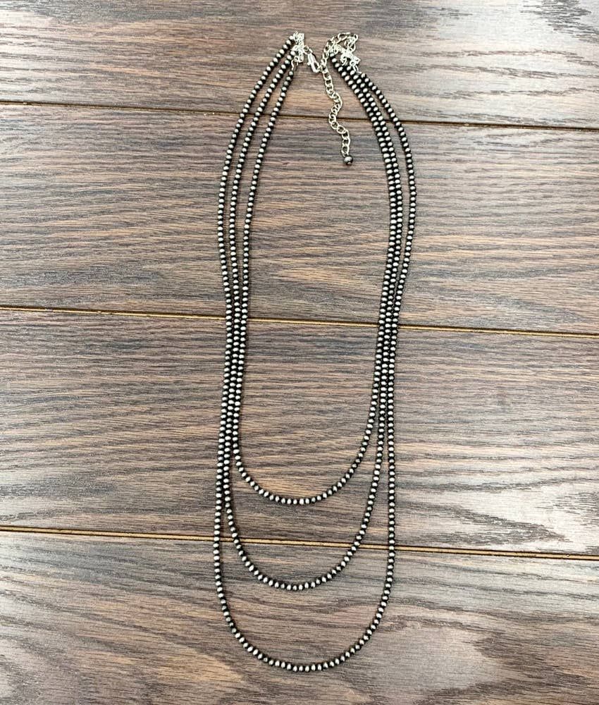 ISAC TRADING INC. WOMEN'S WESTERN BEAD STRAND NECKLACE - 733662