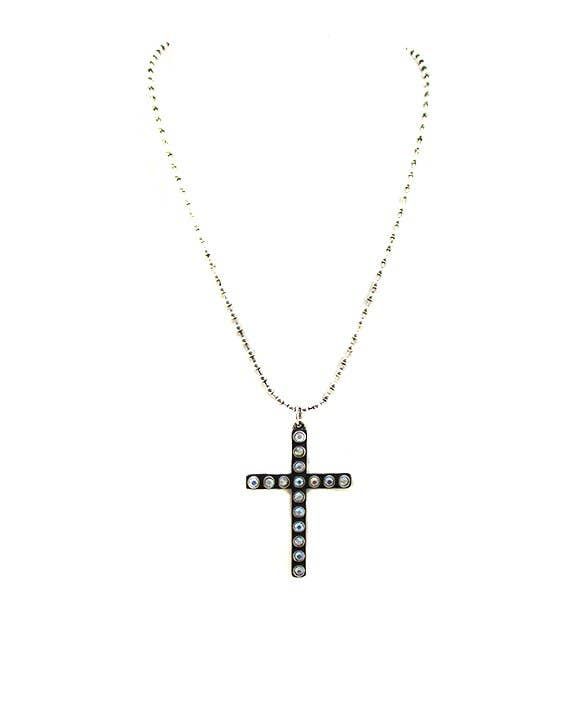 SNOWING WEST WESTERN DAINTY BAR NECKLACE