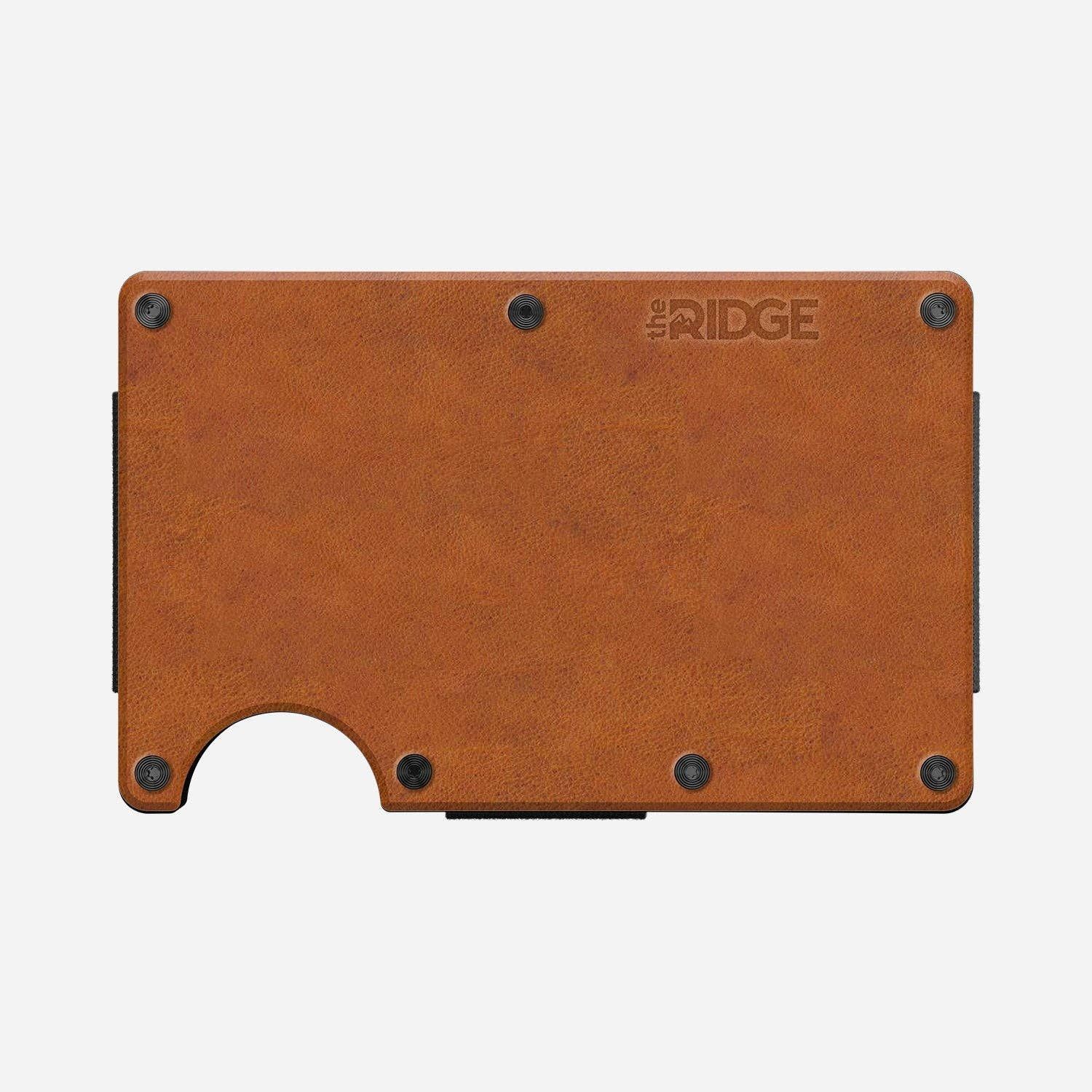 RIDGE WALLET 2.0 TOBACCO BROWN CASH STRAP, STYLE: Cash strap