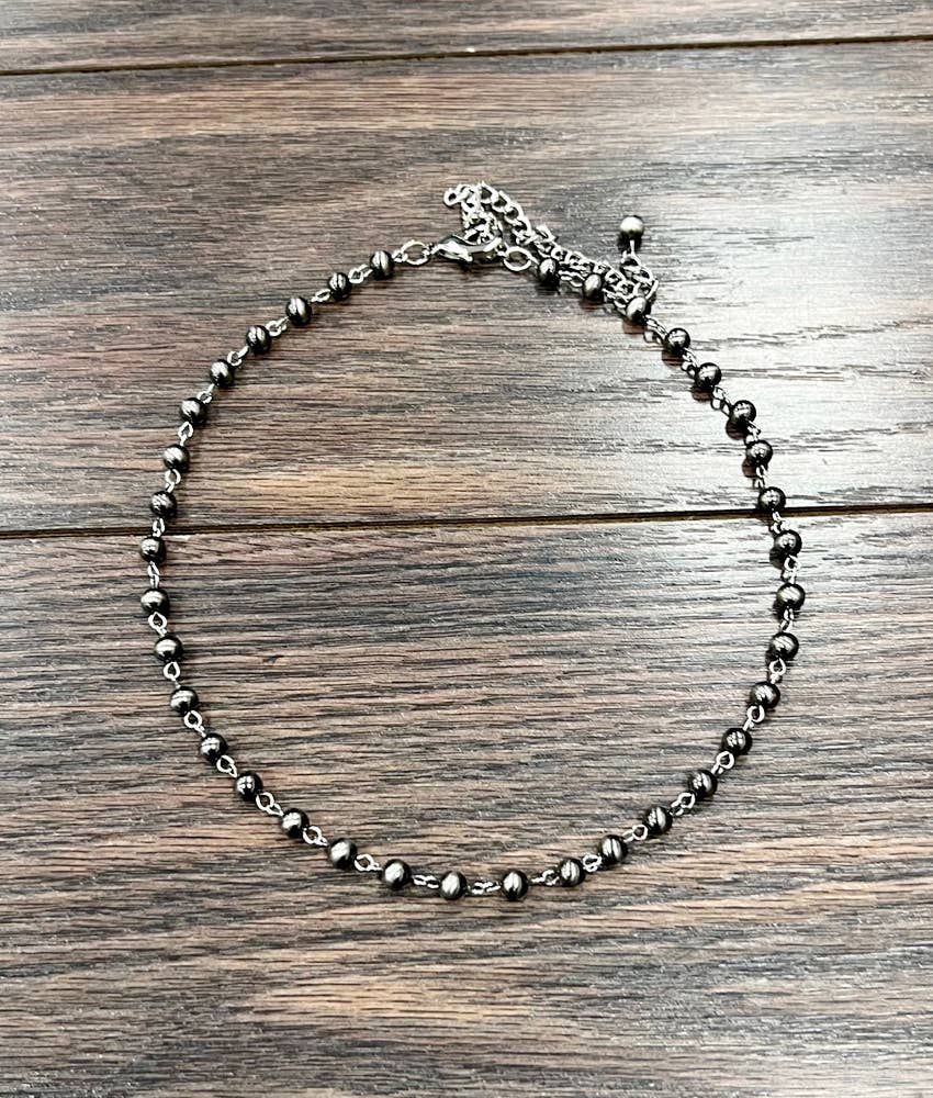 ISAC TRADING INC. WOMEN'S 16" HANDMADE POLISH NAVAJO INTERLOCKED NECKLACE