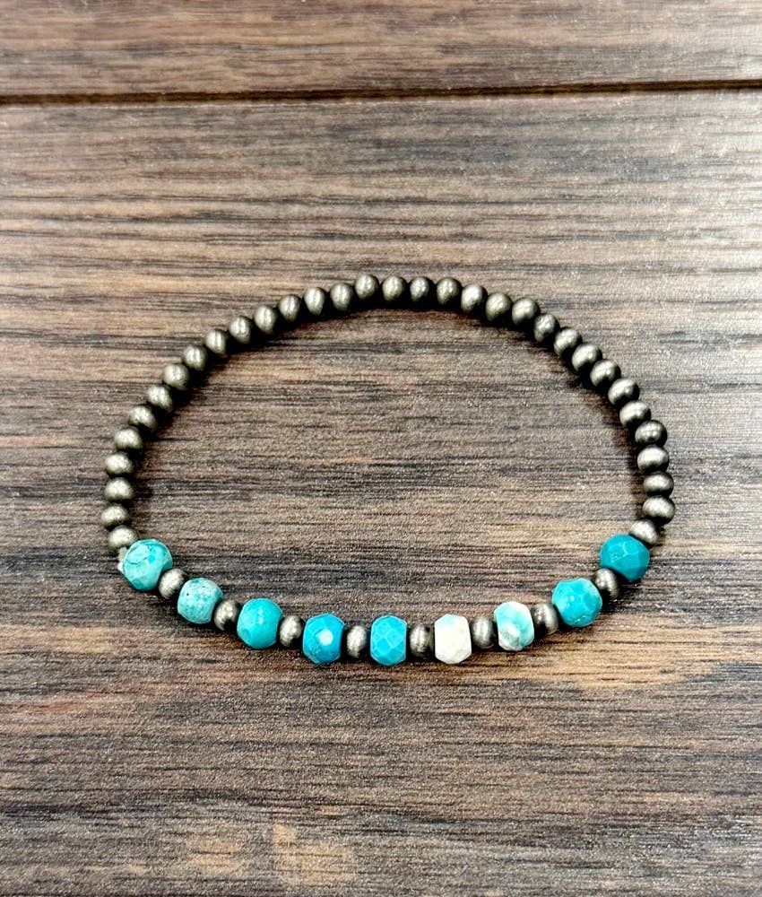 ISAC TRADING INC. WOMEN'S WESTERN GEMSTONE STRETCH BRACELETS