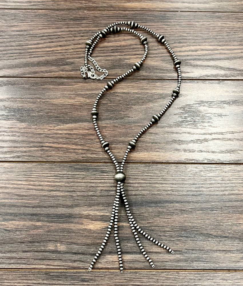 ISAC TRADING INC. WOMEN'S WESTERN BEAD Y-NECKLACE