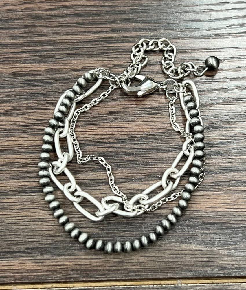 ISAC TRADING INC. WOMEN'S HANDMADE NAVAJO ADJUSTABLE BRACELET