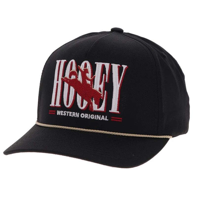 HOOEY WILDRIDE TRUCKER CAP - BLACK/RED/WHITE