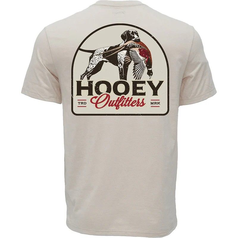 HOOEY MEN'S REMI OUTFITTERS SHORT SLEEVE - CREAM