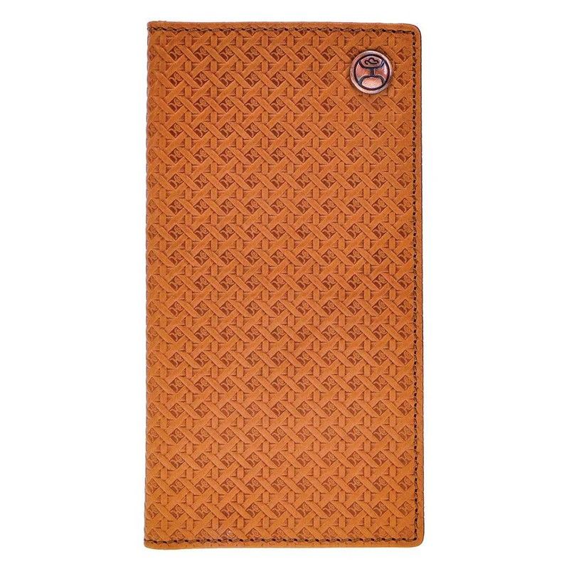 HOOEY MEN'S HANDS UP  BASKET WEAVE RODEO WALLET