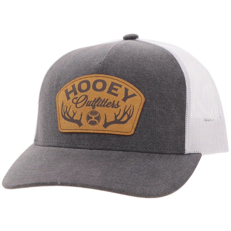 HOOEY OUTFITTERS TRUCKER CAP - BLACK/WHITE