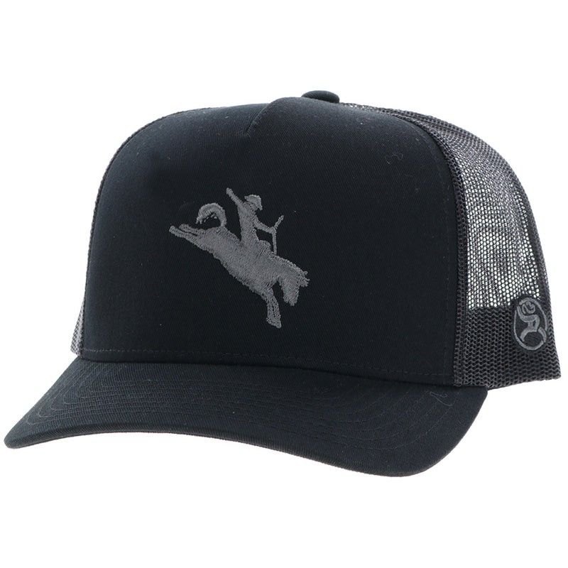 HOOEY BLK WHIT 5P TRUCKER CAP - BLACK/GREY
