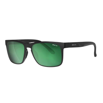 BEX SUNGLASSES - JAEBYRD X-OTG, COLOR: BLACK/SIENNA/GREEN ANGLER PRO