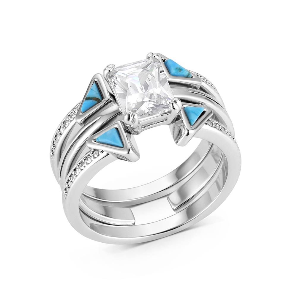 MONTANA SILVERSMITHS SKYLINE STACK RING SET