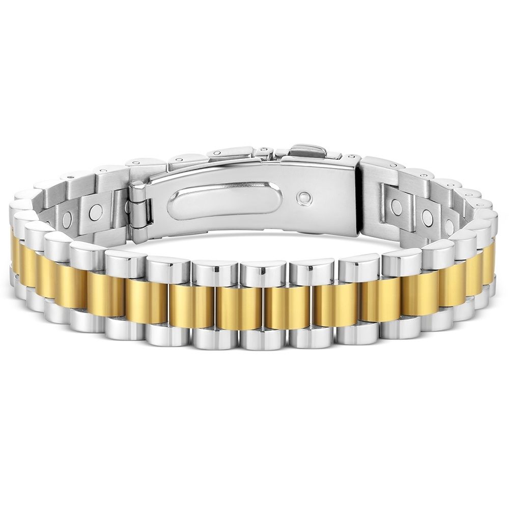 MONTANA SILVERSMITHS TWIN STEEL LINK BRACELET