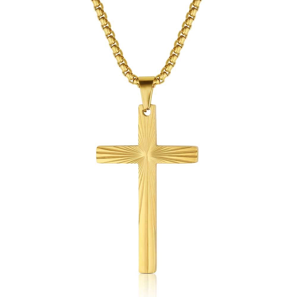 MONTANA SILVERSMITHS GUIDED BY THE CROSS NECKLACE