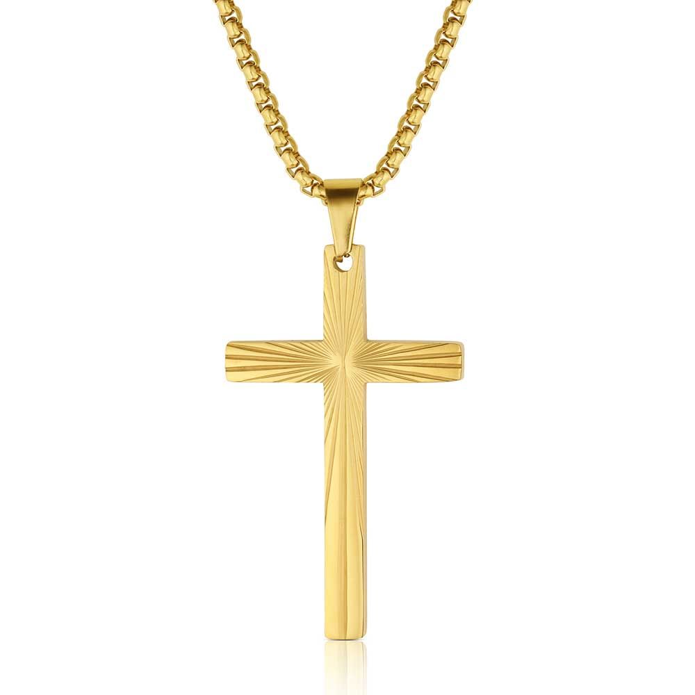 MONTANA SILVERSMITHS GUIDED BY THE CROSS NECKLACE