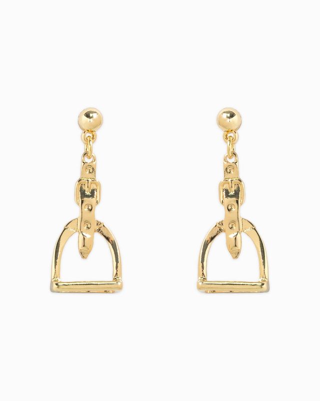 SESSORI WESTERN STIRRUP BELT DROP EARRINGS