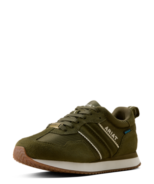 ARIAT WOMEN'S RANCH RUNNER WATERPROOF SHOE - OLIVE NIGHT