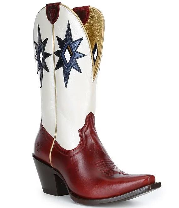 ARIAT WOMEN'S STARLIGHT X TOE WESTERN BOOT - RED ALERT