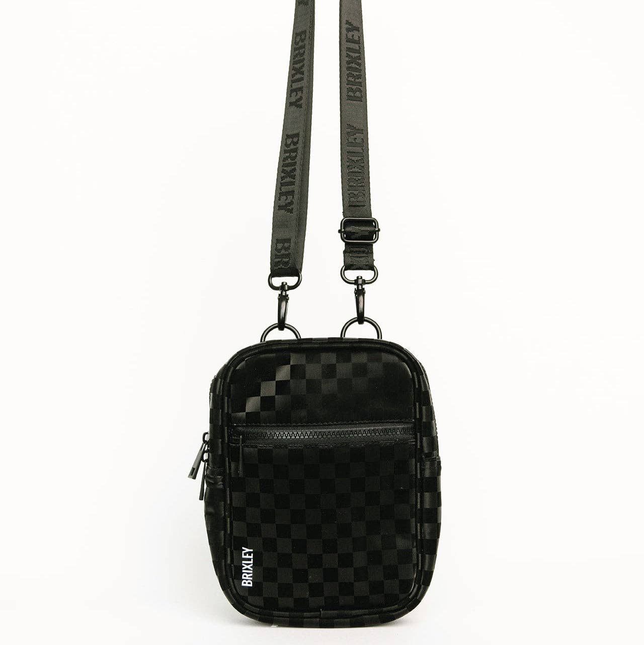 Brixley Bags - MEDIUM Shadow Checkered Crossbody Sling