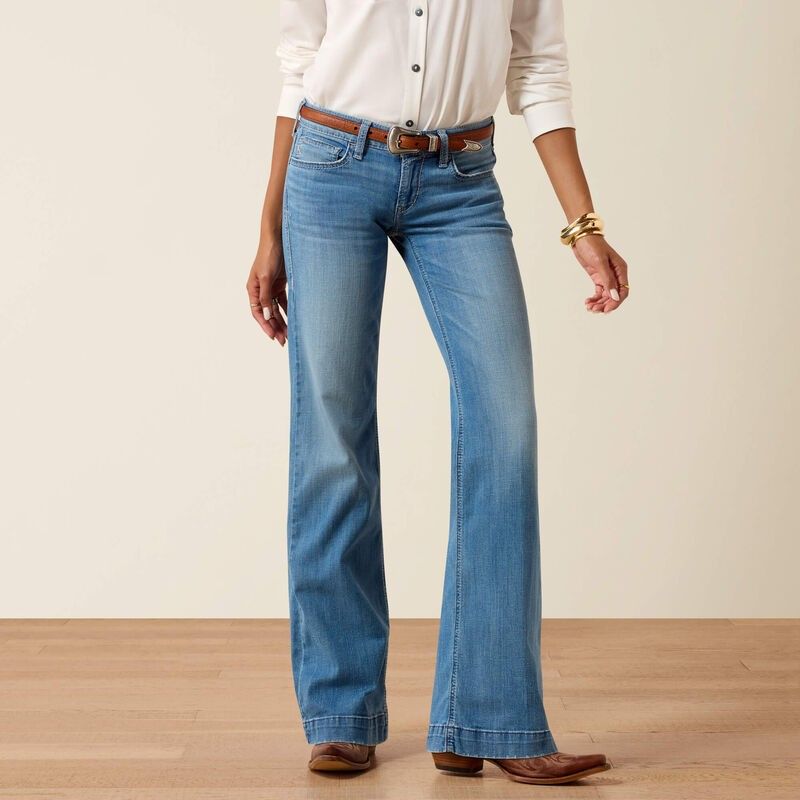 ARIAT WOMEN'S MID RISE SHERRY TROUSER JEANS - GLENDALE