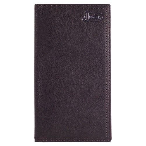 JUSTIN MEN'S LEATHER RODEO WALLET - DARK BROWN RUGGER