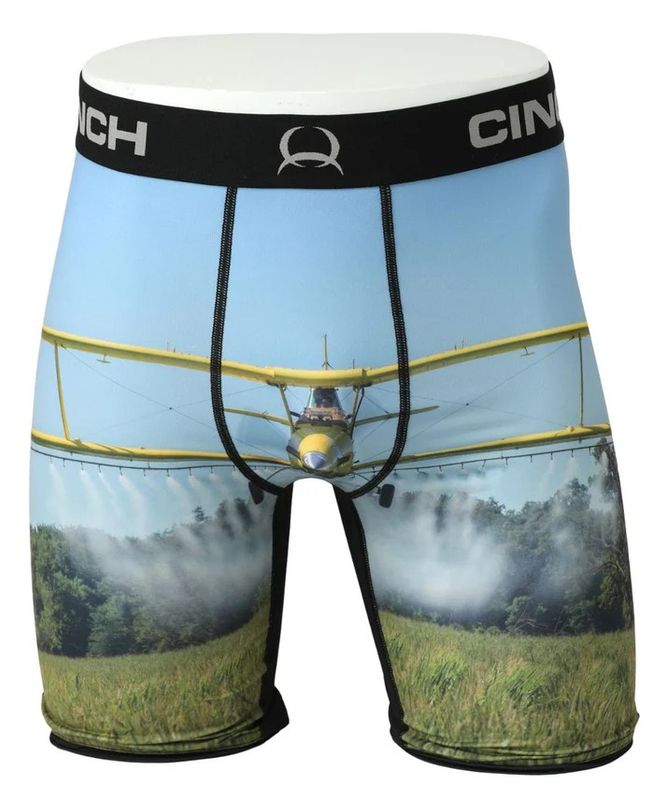 CINCH MEN'S 9" CROP DUSTER BOXER BRIEF - MULTI
