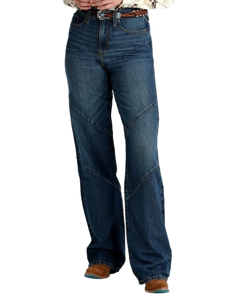 CRUEL DENIM WOMEN'S CASEY JEAN - MEDIUM STONE INDIGO