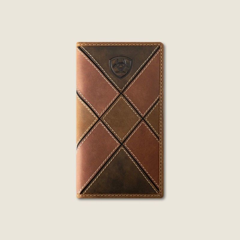 ARIAT PATCHWORK RODEO WALLET