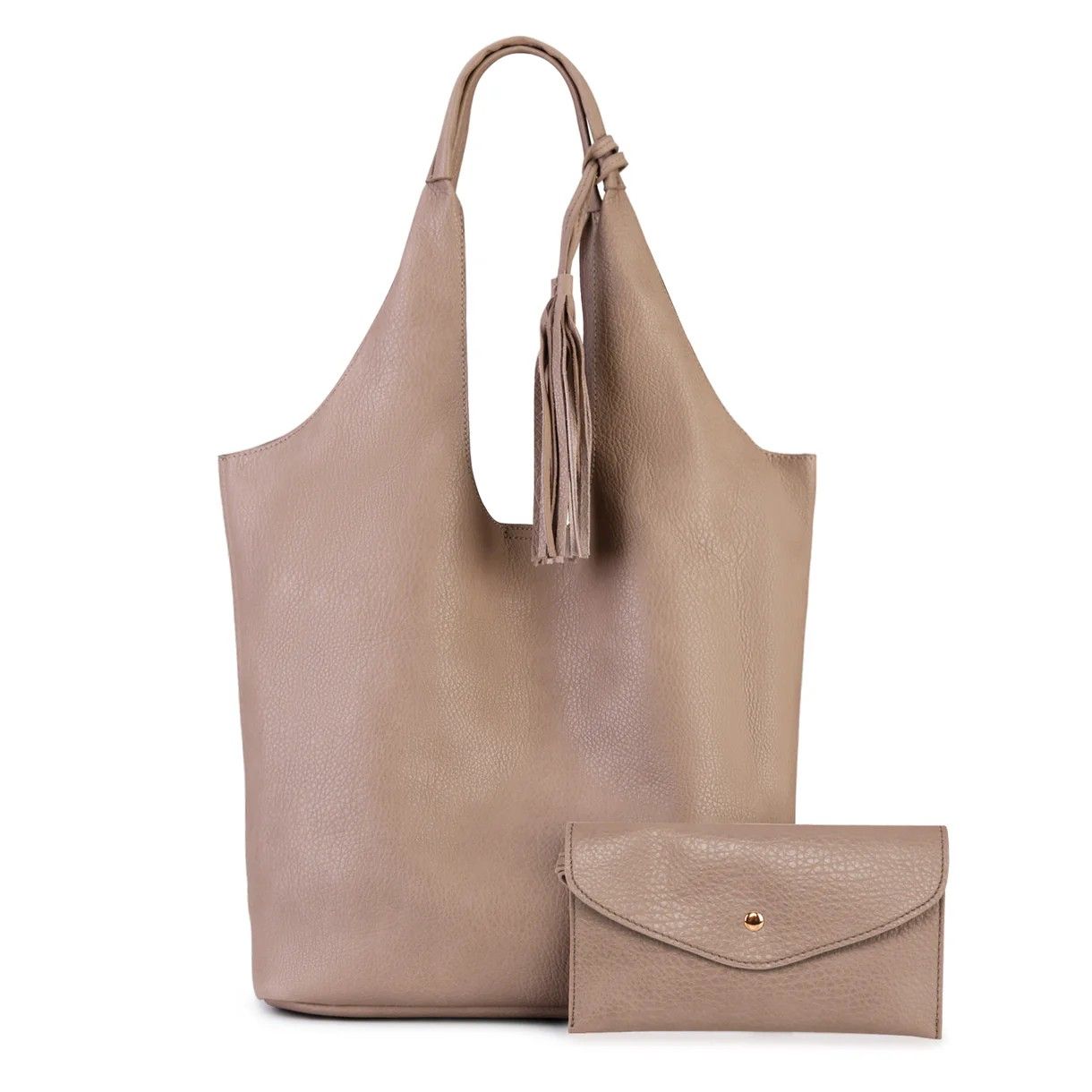 MONTANA WEST SLOUCHY HOBO BAG WITH POUCH - TAN