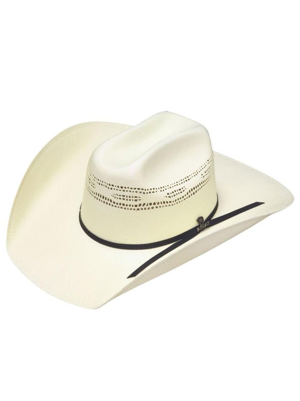 ARIAT BANGORA 4 1/4" CROWN STRAW HAT - KALEB