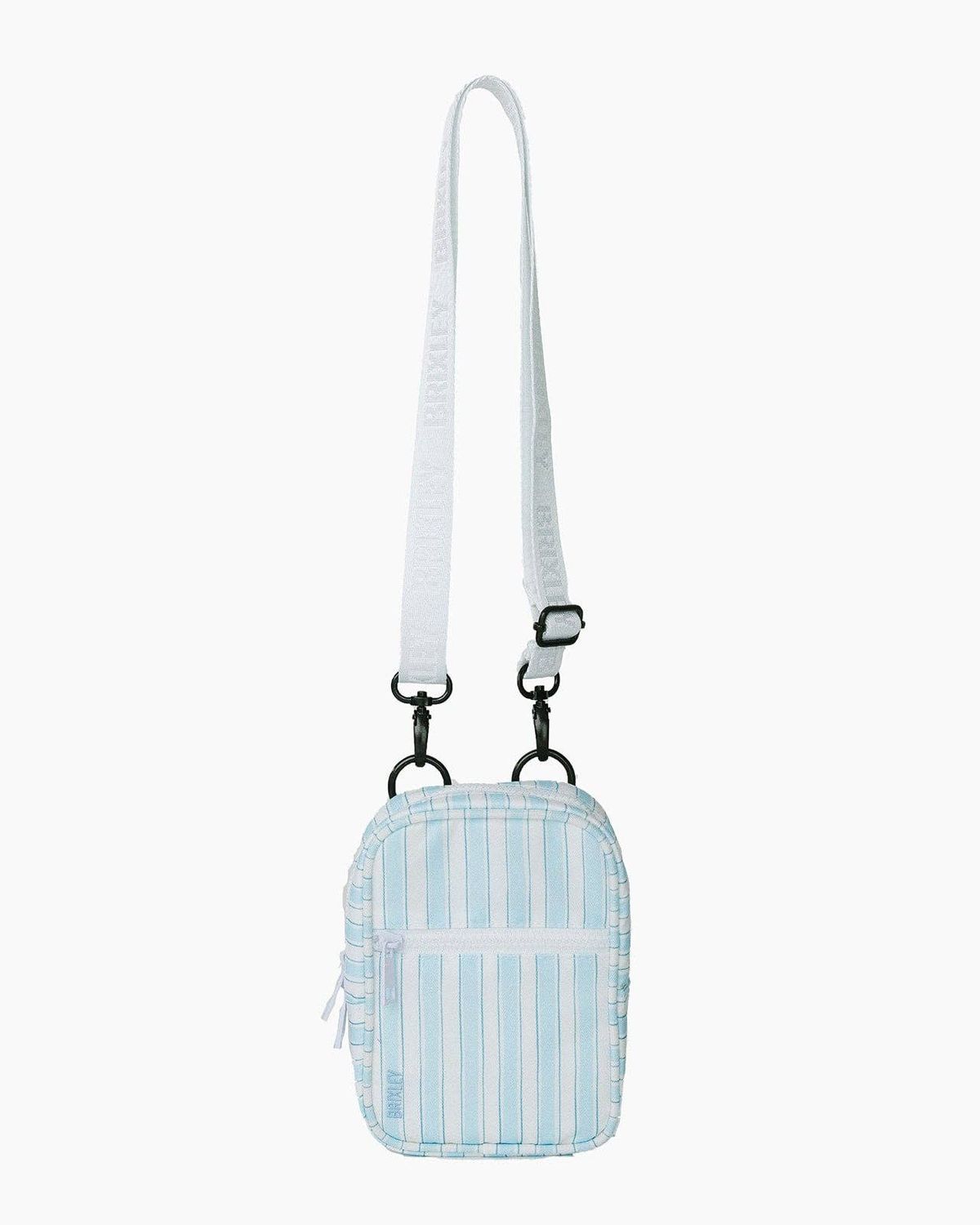 BRIXLEY BAGS - BLUE STRIPED CROSSBODY SLING
