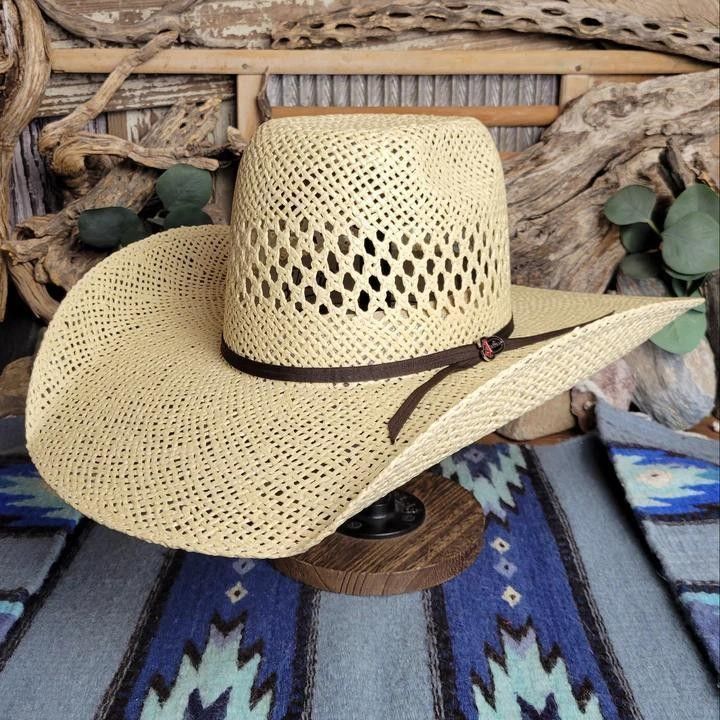 JUSTIN 4 1/2" STRAW HAT - NATURAL