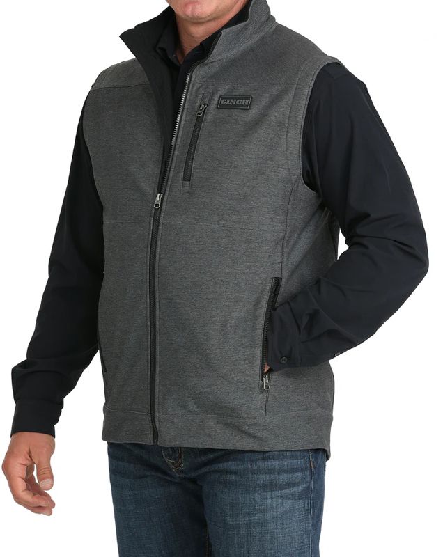 CINCH MEN'S SOFTSHELL VEST - GRAY