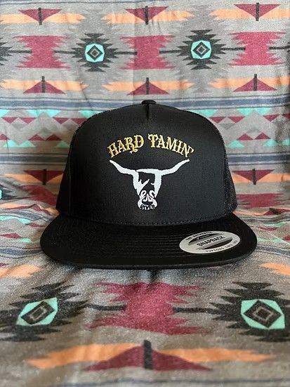 WEST RIVER HAT CO. HARD TAMIN' SNAPBACK TRUCKER CAP - BLACK/GOLD