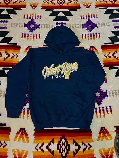 WEST RIVER HAT CO. YOUTH HOODIE SHARP SHOOTER - NAVY/GOLD