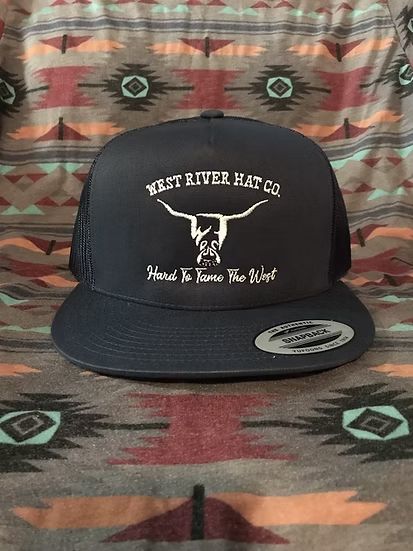 WEST RIVER HAT CO. HARD TO TAME SNAPBACK TRUCKER CAP - NAVY/NAVY/WHITE