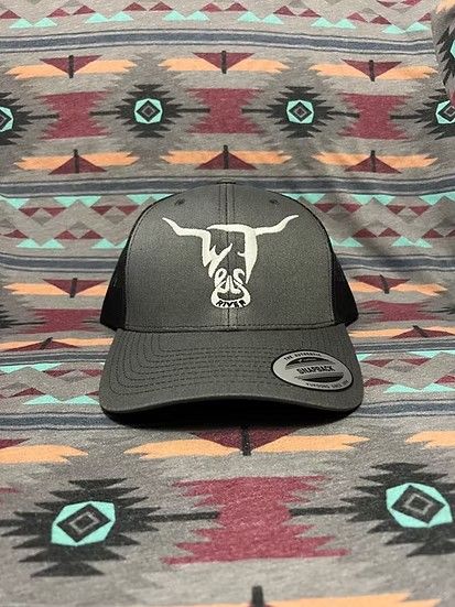 WEST RIVER HAT CO. LOW PROFILE LOGO SNAPBACK CAP - BLACK/CHARCOAL/WHITE