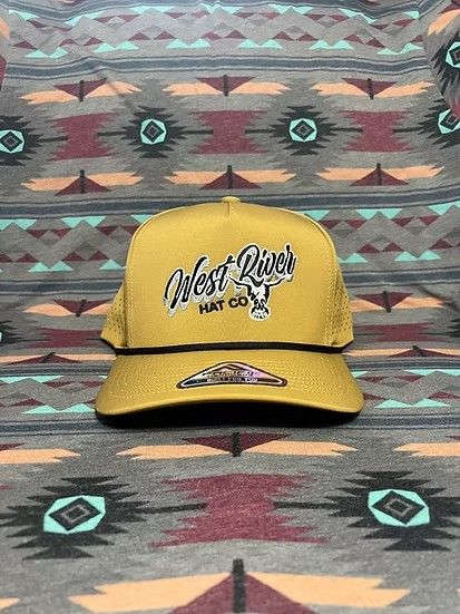 WEST RIVER HAT CO. ROPE HAT SNAPBACK - BUCK/BLACK