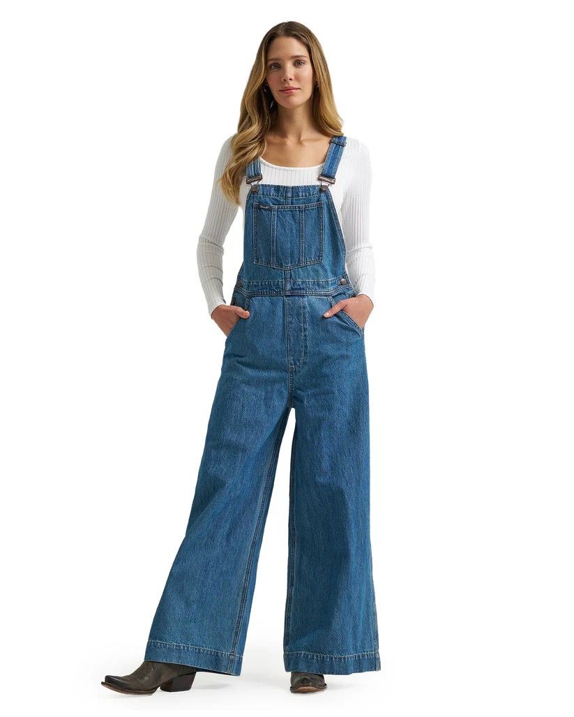 WRANGLER WOMEN'S RETRO BAILEY WIDE LEG OVERALL - DENVER