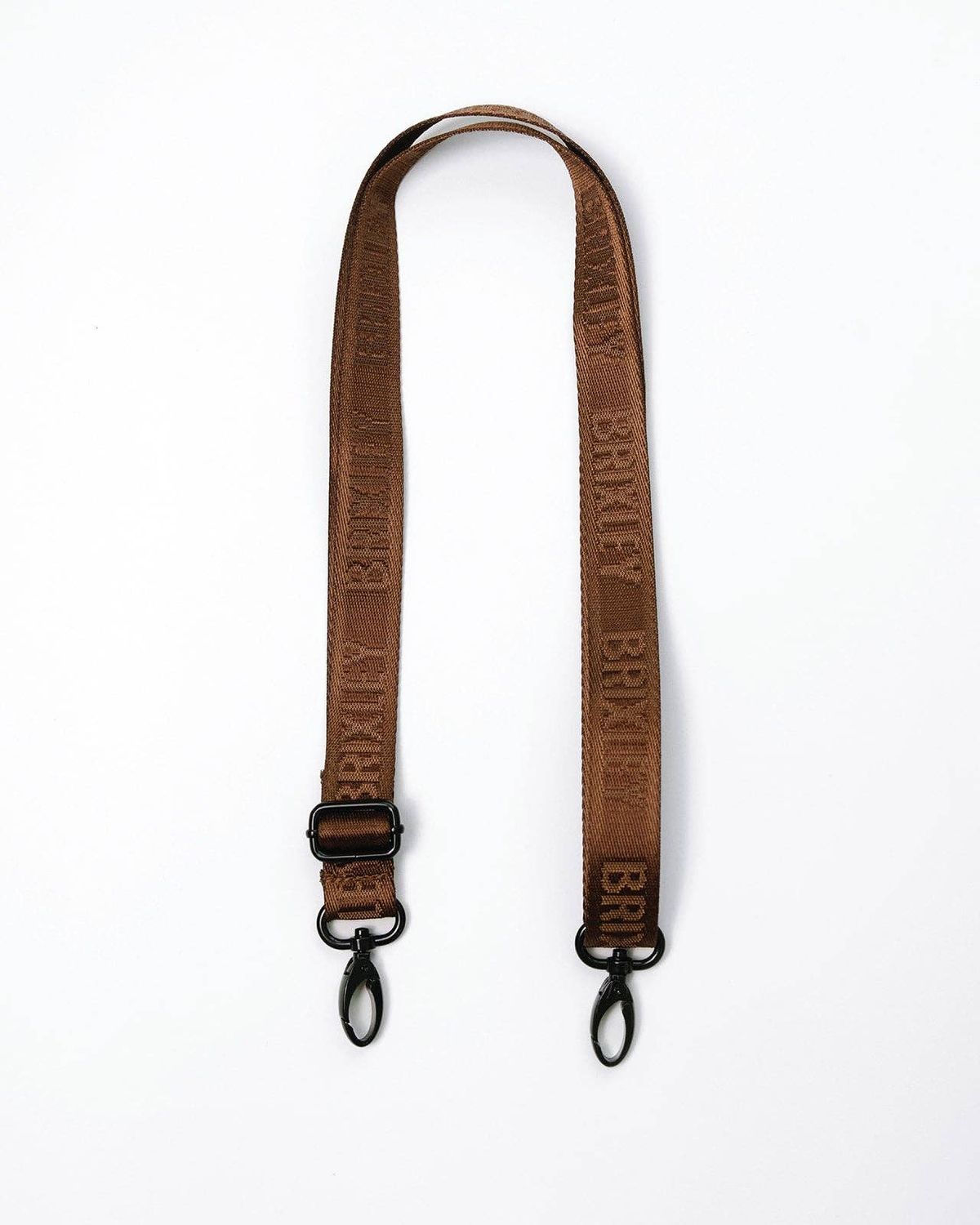 BRIXLEY BAGS - BROWN BRIXLEY LOGO STRAP