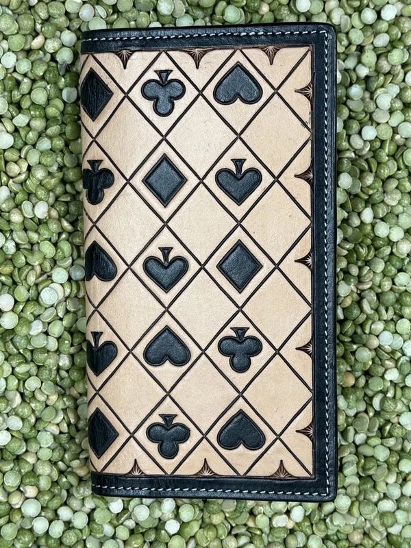 3D MEN'S CARD SUITS RODEO WALLET
