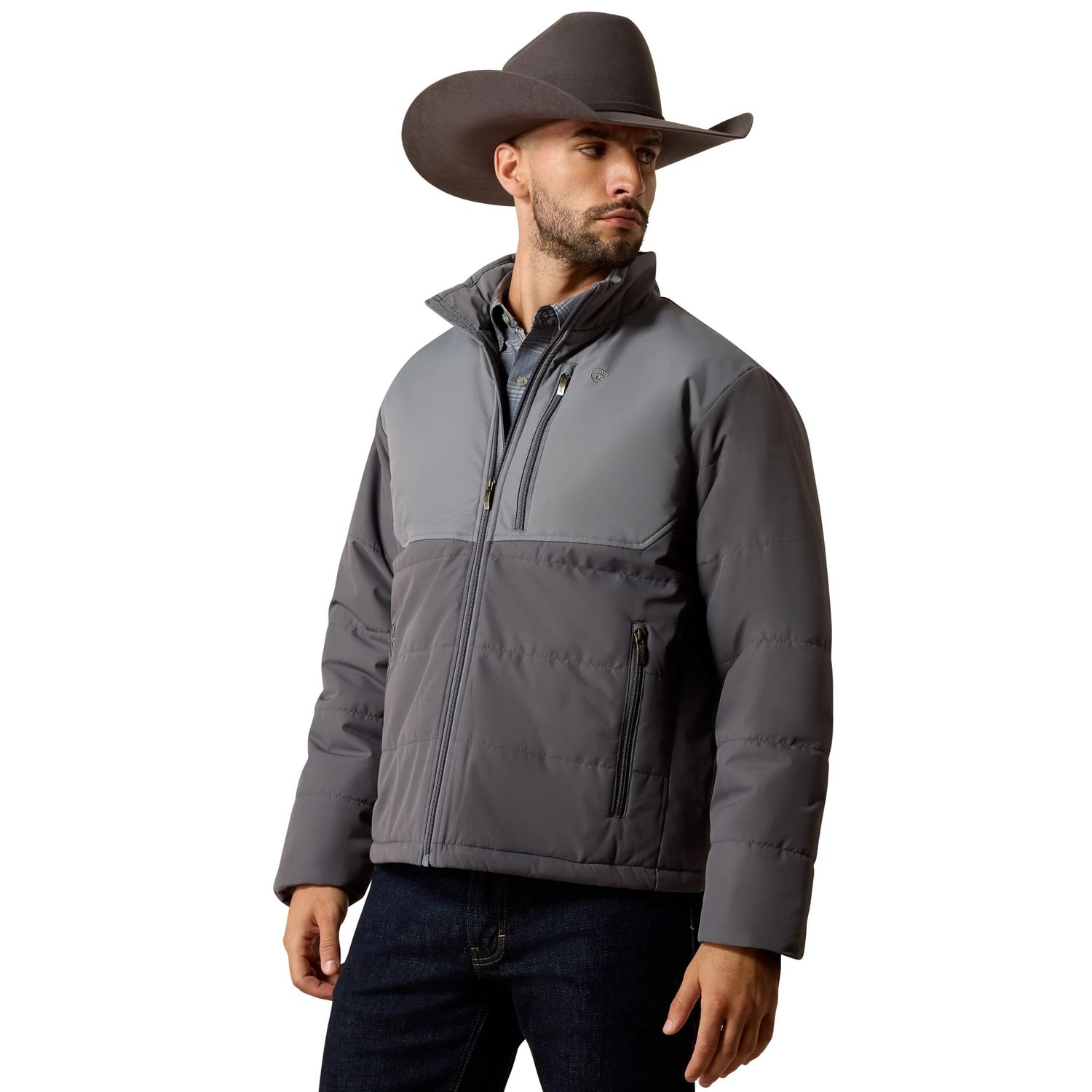 ARIAT MEN'S TITAN INSULATED JACKET - QUIET SHADE/IRON GATE