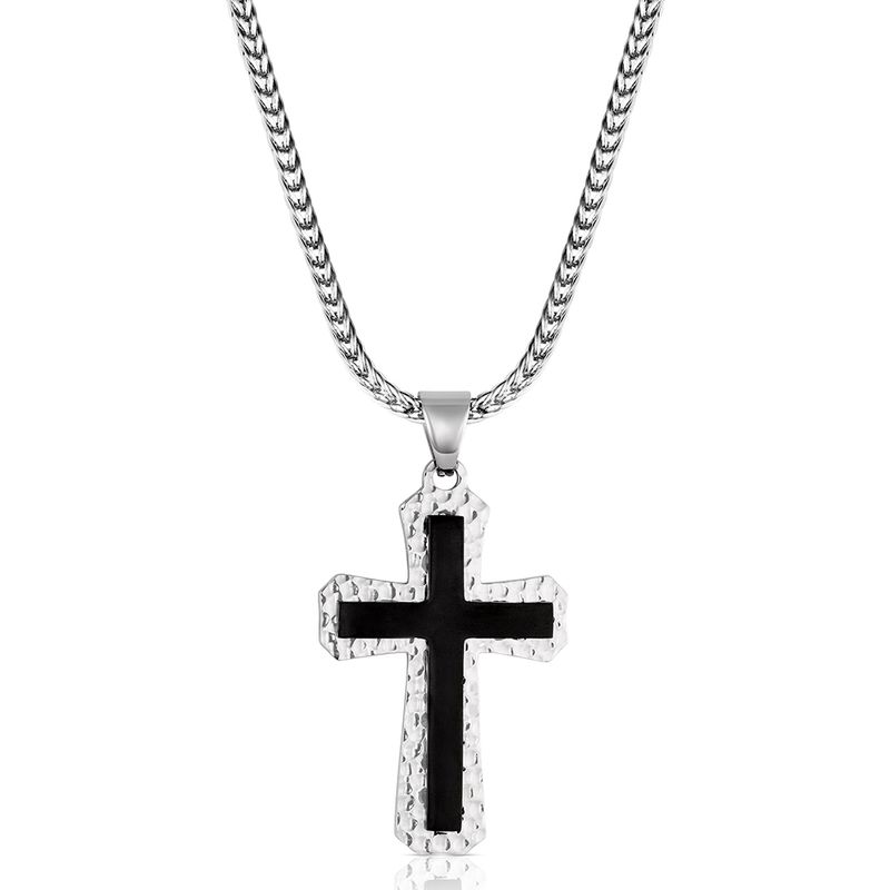 MONTANA SILVERSMITHS CAST YOUR WORRIES CROSS NECKLACE