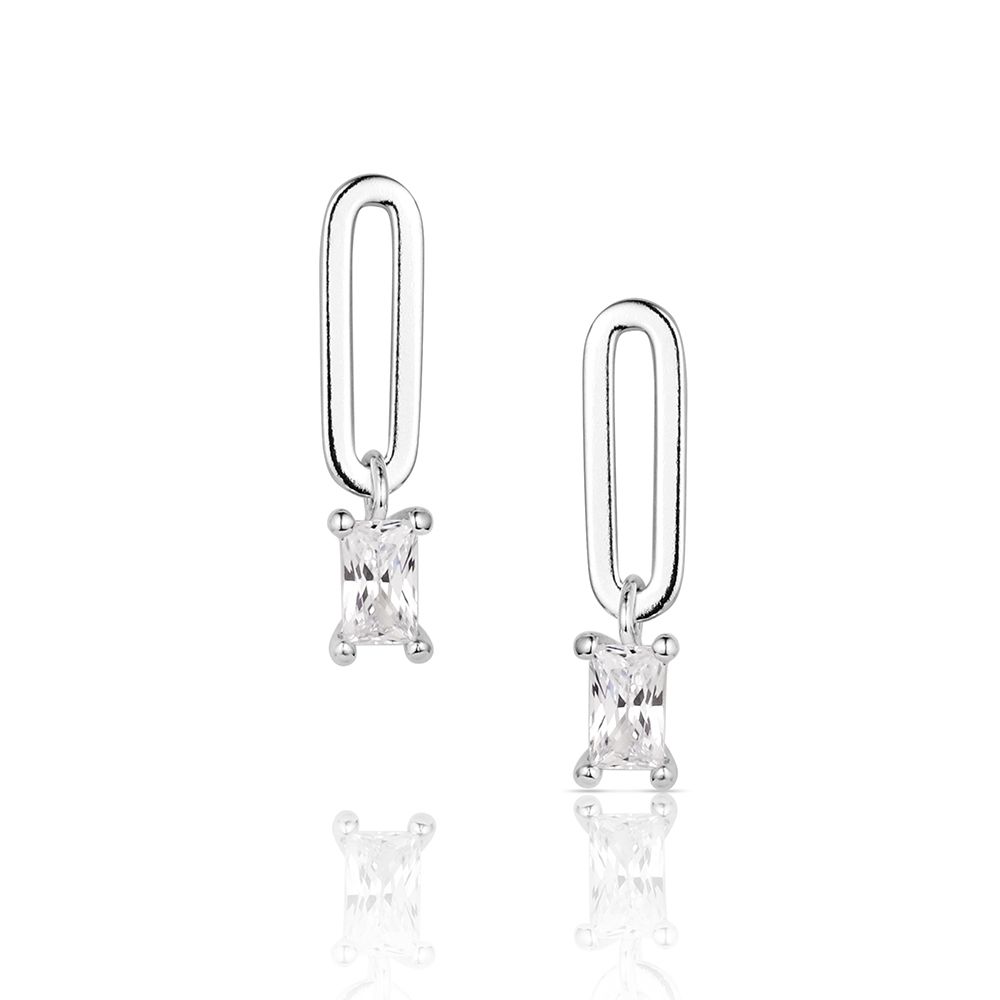 MONTANA SILVERSMITHS MODERN MUSE CRYSTAL EARRINGS